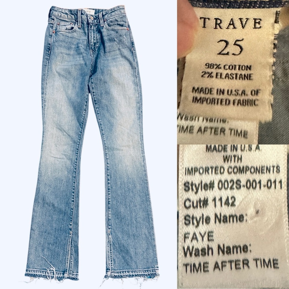 TRAVE Faye Jeans size 25
VGC denim Blue
Color is time after time - Picture 12 of 14
